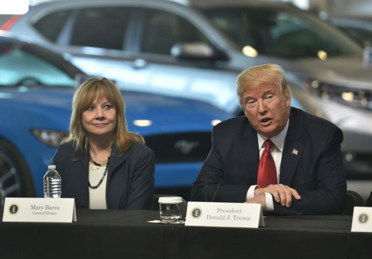 General Motors Chief Executive Mary Barra endorsed Joe Biden's plan for electric car autos and exited litigation favored by Donald Trump's administration challenging California's strict environmental rules