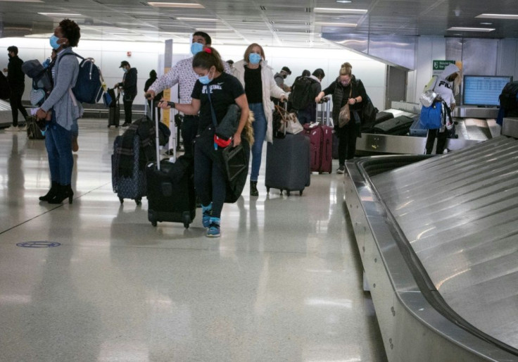 Airport authorities said the weekend before Thanksgiving saw the most fliers since the outbreak of the pandemic in March