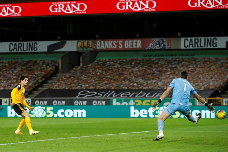 Pedro Neto equalised for Wolves against Southampton