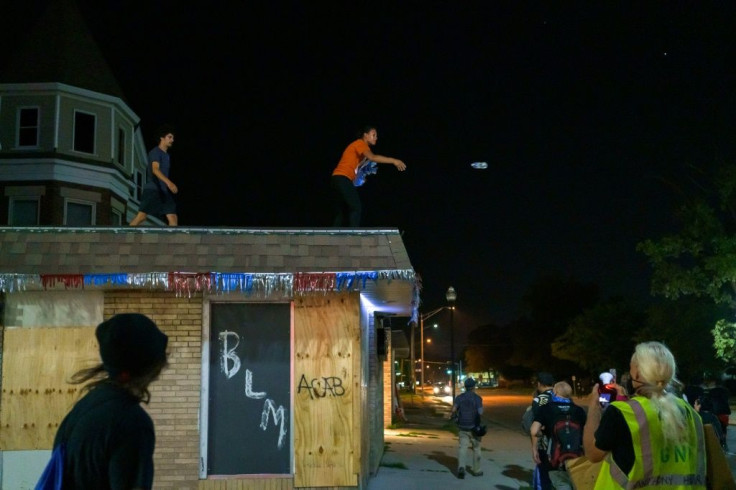 Violence erupted during a demonstration against the shooting of Jacob Blake in Kenosha, Wisconsin in August when right-wing militants, organizing on social media, came out to challenge the protersters