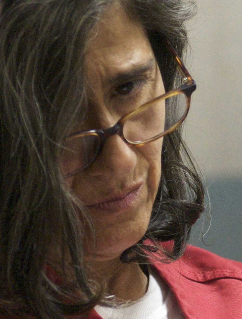 Nancy Garrido sits in a courtroom during her arraignment in the El Dorado Superior Court in Placerville