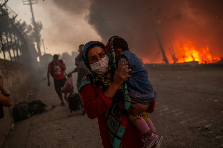 The fire at the Moria camp left nearly 13,000 migrants homeless