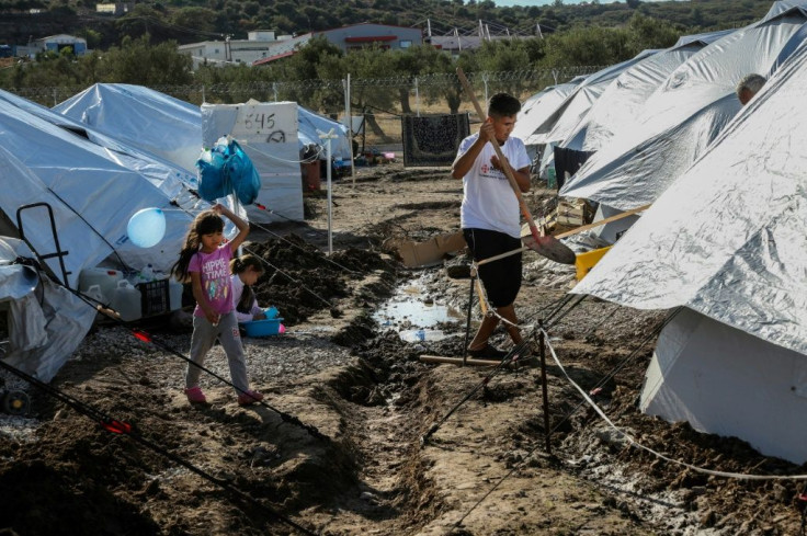 Many of those at the Kara Tepe camp will have to stay on through the winter in harsh conditions