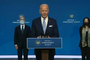 SOUNDBITEUS President-elect Joe Biden introduces a seasoned national security team he says is prepared to resume US leadership of the world after the departure of President Donald Trump.