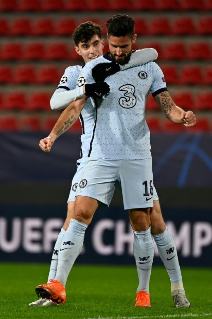 Olivier Giroud got a late winner against Rennes as Chelsea secured a last-16 spot