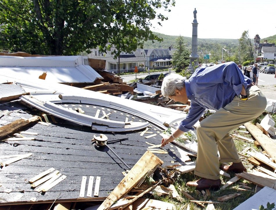Aftermath Photos of Tornado Havoc in Massachusetts