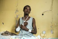 A survivor of the massacre in the town of Mai-Kadra, the worst-known attack on civilians during Ethiopia's ongoing internal conflict pitting federal forces against leaders of Tigray's ruling party