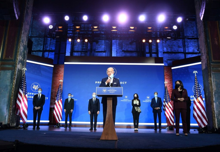 US President-elect Joe Biden unveils his foreign policy team in Wilmington, Delaware