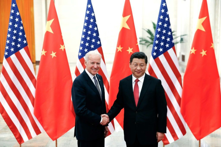 Chinese President Xi Jinping meets then vice president Joe Biden in 2013 in Beijing