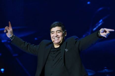 Maradona, pictured on July 5, 2017, was considered by many to be the greatest ever footballer