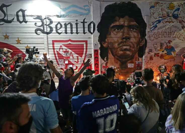 Maradona started his career at Argentinos Juniors in Buenos Aires