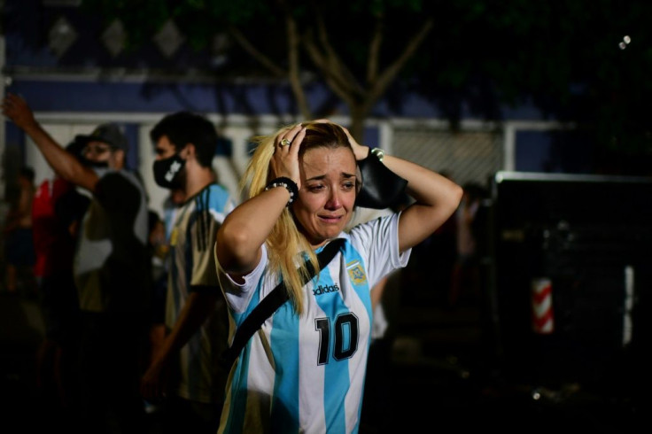 Many fans were in tears in Argentina