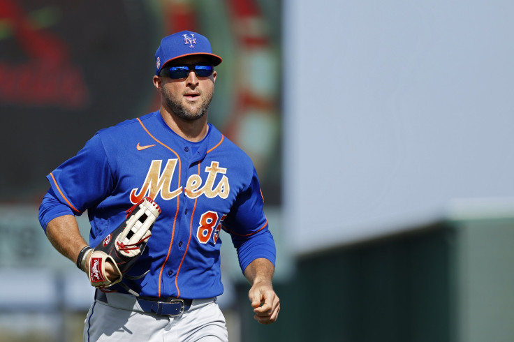 Tim Tebow #85 of the New York Mets