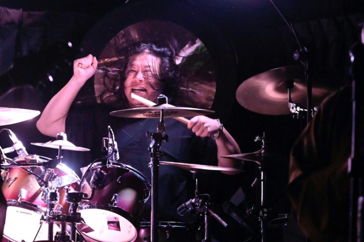 Founder and drummer Jack Tung first came up with the idea of a Buddhist death metal band 14 years ago after listening to a recording of Tibetan lamas reciting sutras