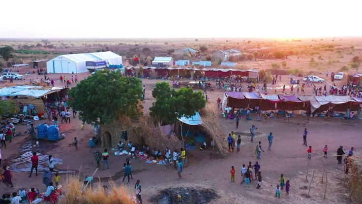 27-year-old Berekhti Burro is one of 700 pregnant women among the new arrivals of refugees seeking shelter in the rapidly growing tent-town of Um Raquba refugee camp in Sudan