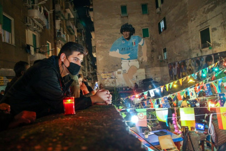 The city of Naples mourned Diego Maradona, who became a hero by leading Napoli to two Italian league titles