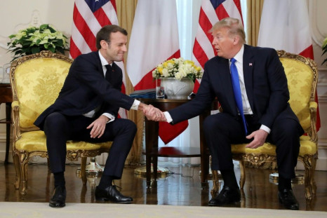 Relations between US President Donald Trump and France's President Emmanuel Macron were not the easiest