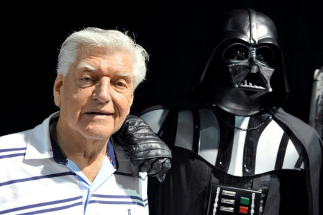David Prowse (L), played Darth Vader but did not lend the character his voice