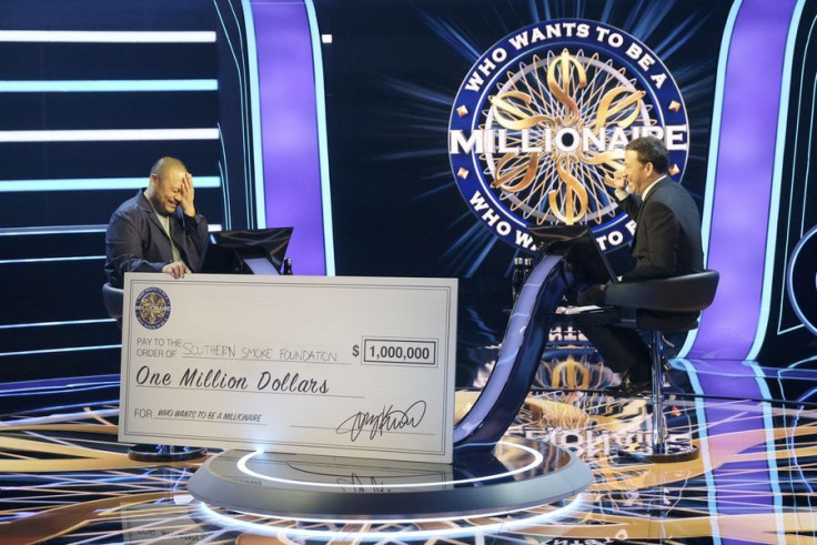 Chef David Chang takes it all in Sunday night's "Who Wants to be a Millionaire"
