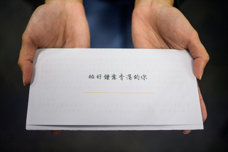 22-year-old Hei writes letters to fellow pro-democracy activists who were jailed for taking part in last year's protests in Hong Kong