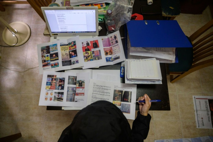 Hong Kong's prison system strictly controls inmate access to information about life outside, so Hei also makes and sends a DIY newspaper
