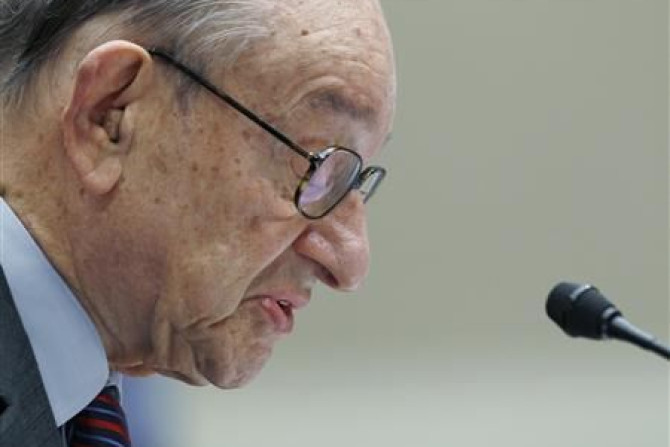 Former Federal Reserve Board Chairman Greenspan was cited as one of the main culprits in causing the financial crisis in '08.