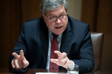 US Attorney General Bill Barr, pictured in June 2020, appointed the special counsel on October 19, 2020, but apparently withheld announcing it to avoid impacting the looming presidential election