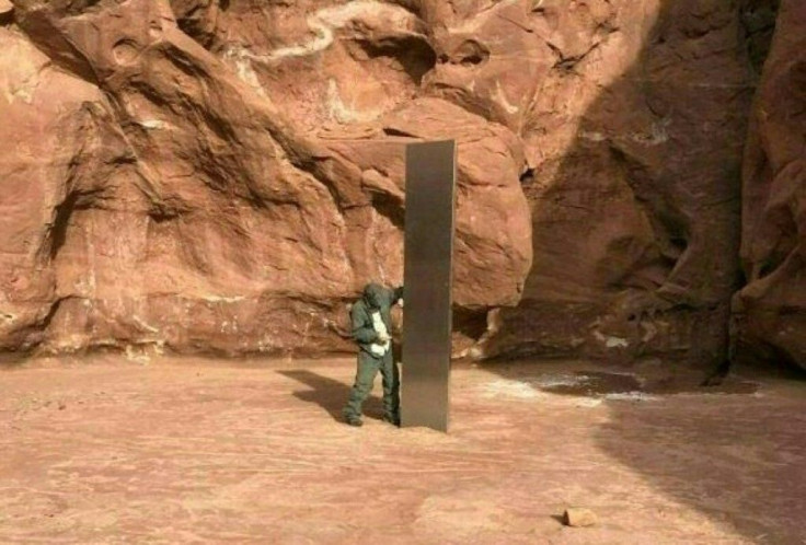 The shiny, triangular pillar that protruded some 12 feet from the red rocks of southern UtahÂ was spotted on November 18, 2020 by baffled local officials counting bighorn sheep from the air