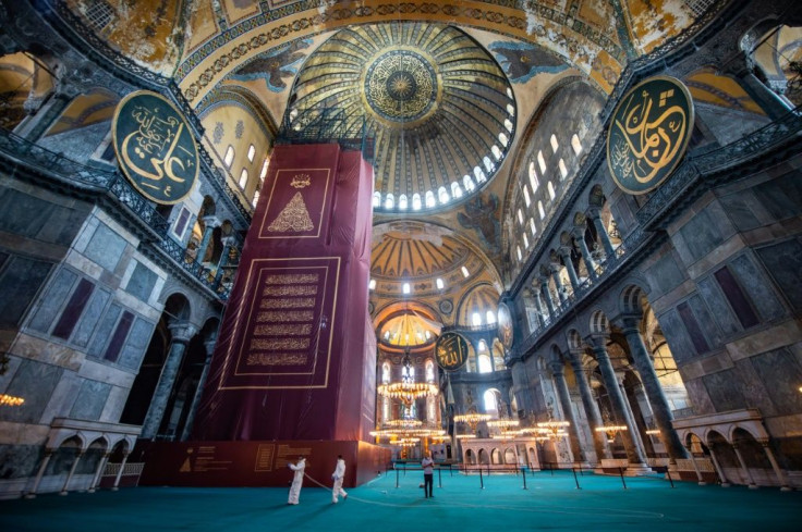 Hagia Sophia, built as a Christian cathedral, was this year converted into a mosque for the second time in its near-1,500-year history