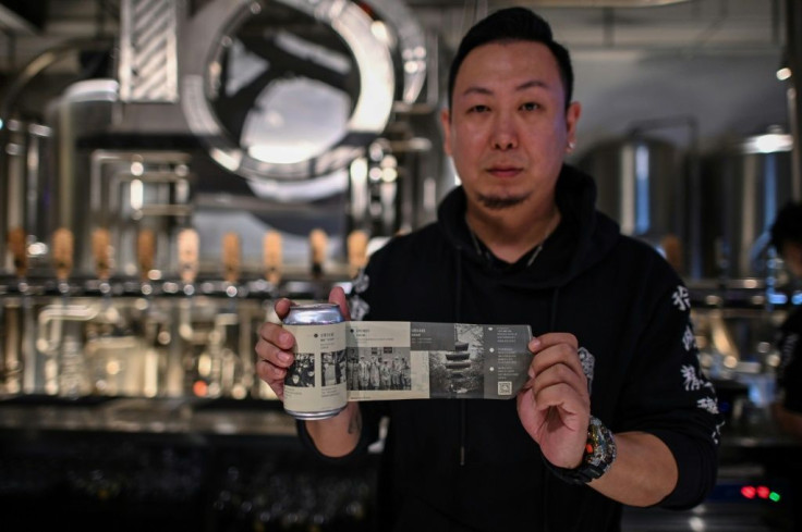 Brewer Wang Fan commemorates the turbulent period of the coronavirus outbreak in the Chinese city Wuhan through his beer