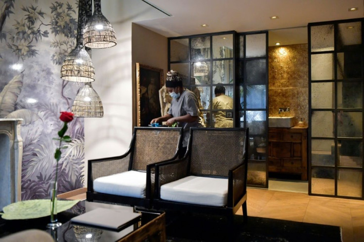 The once-bustling five-star Claris hotel is eerily quiet