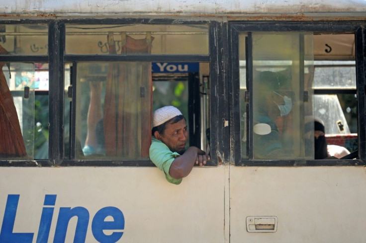 At least 10 buses left the camps in the Cox's Bazar region, carrying refugees headed to Chittagong and on to Bhashan Char