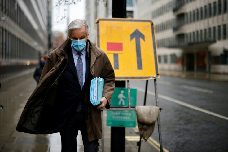 EU's chief negotiator Michel Barnier is "millimetres away from the red lines" he was given by European nations, a diplomat says