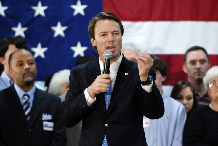 Democratic presidential candidate former U.S. Senator John Edwards