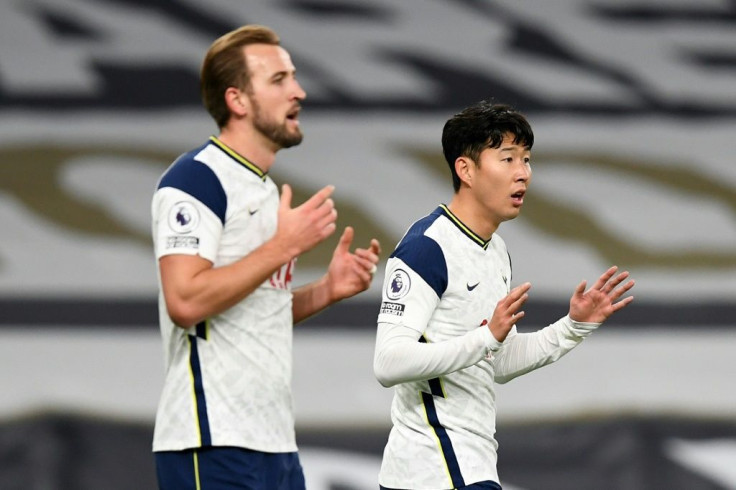Deadly duo: Harry Kane (left) and Son Heung-min have been ruthless for Tottenham this season