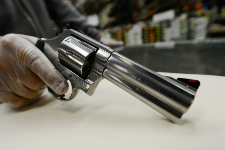 Gunmaker Smith & Wesson reported strong earnings, boosting shares