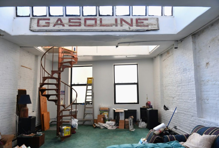 The interior of John Lennon's and Yoko Ono's former Bank Street apartment in Greenwich Village, shown here in December 2020