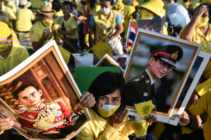 Thousands of royals turned out to honour the late Thai king Bhumibol Adulyadej, who died in 2016 and was widely revered in the country