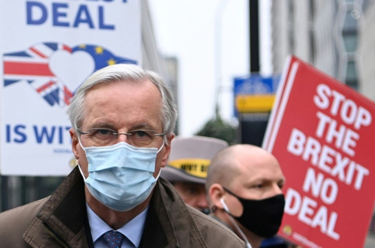 Chief EU negotiator Michel Barnier remains locked in talks with British officials on a post-Brexit trade deal, with the outcome said to be on a knife-edge