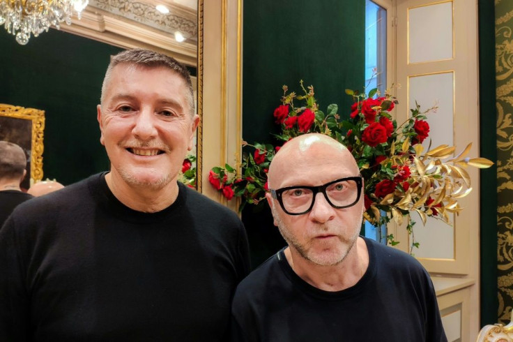 Dolce, 62, and Gabbana, 58, spoke to AFP from an opulent Milan mansion where a series of mini-films for their upcoming haute couture collections were being shot