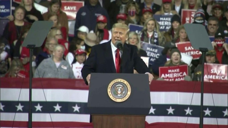 SOUNDBITESUS President Donald Trump says 'hopefully I won't have to be a candidate' in the 2024 presidential election while at a campaign rally ahead of Georgia's crucial runoff US Senate elections.