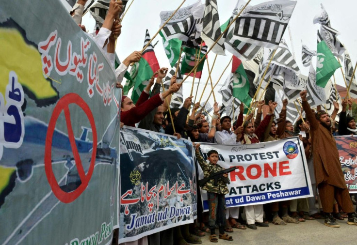 Barack Obama launched drone strikes against militants in Pakistan, leading to angry protests