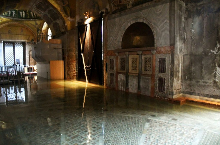 The waters flowed into St Mark's Basilica