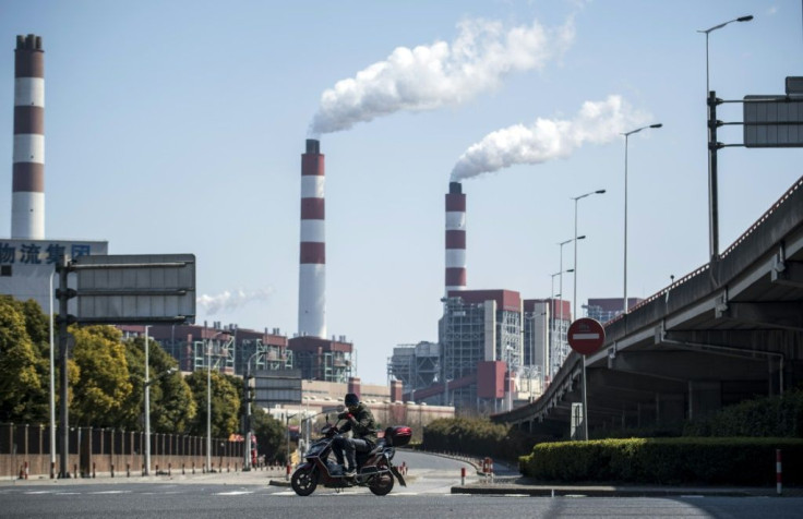 A coal-powered plant in Shanghai. But China is turning towards solar and wind power
