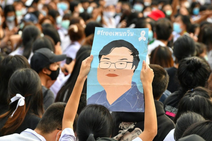 Kurniawati's posters are a familiar site at rallies, where protesters call for charges against their fellow activists to be dropped