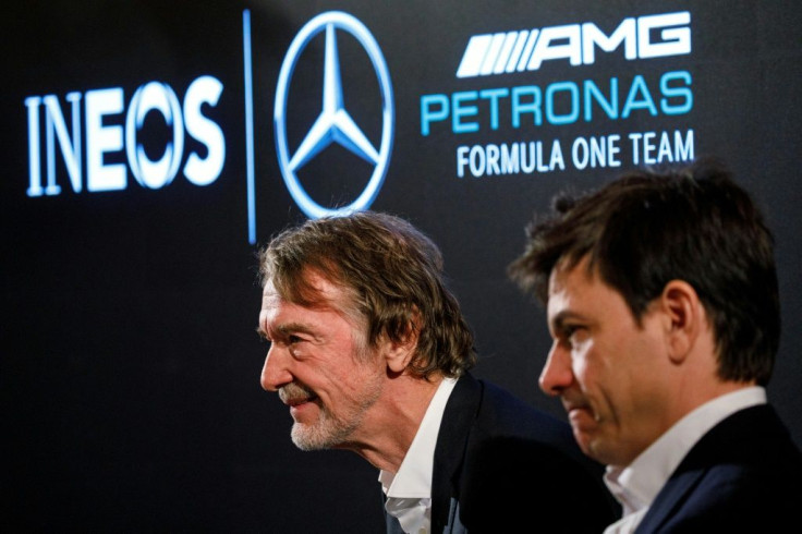 Jim Ratcliffe (left) and Mercedes Team Principal Toto Wolff (right) have previously had differing views on Brexit