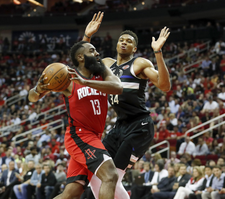 James Harden Giannis Antetokounmpo bucks