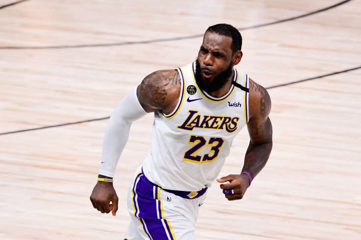  LeBron James #23 of the Los Angeles Lakers