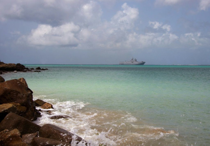 The attack took place off the French part of the Caribbean island of Saint-Martin