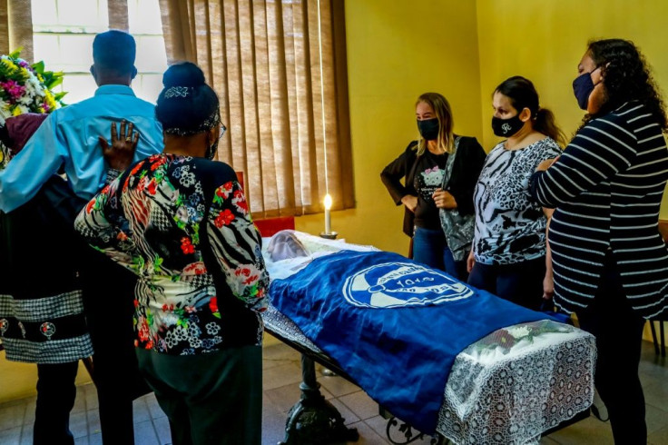 Joao Alberto Silveira Freitas, a black man beaten to death by white security guards, setting off protests, was buried on November 21, 2020